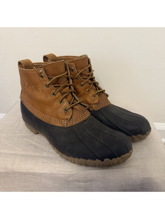 L.L. Bean Other - Vintage L.L. Bean Boot 90s Maine Hunting Rubber Leather Made in USA Boots 10 Men